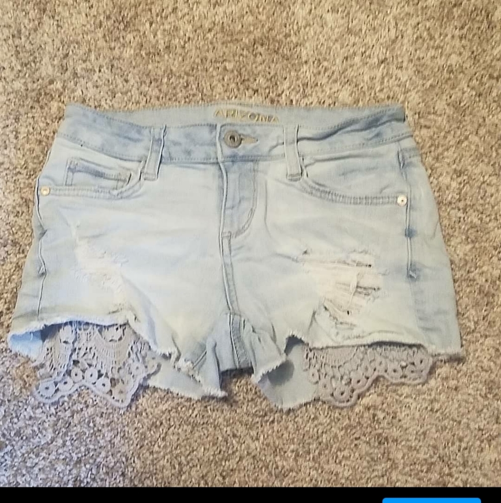 Arizona ripped jean shorts